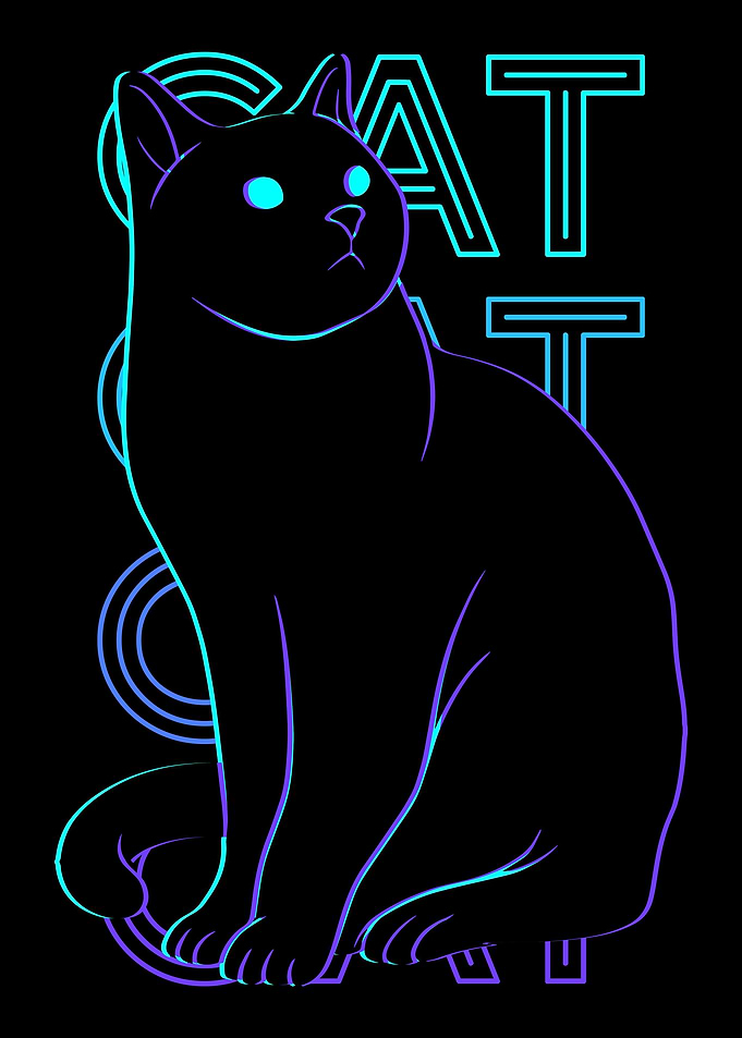 Cat Retro