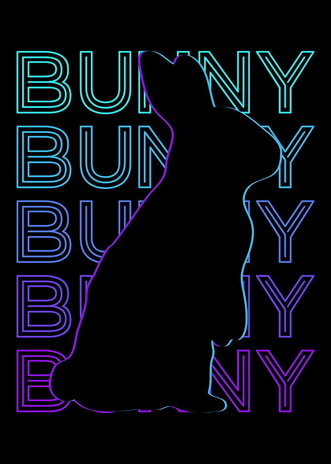 Bunny Rabbit Retro
