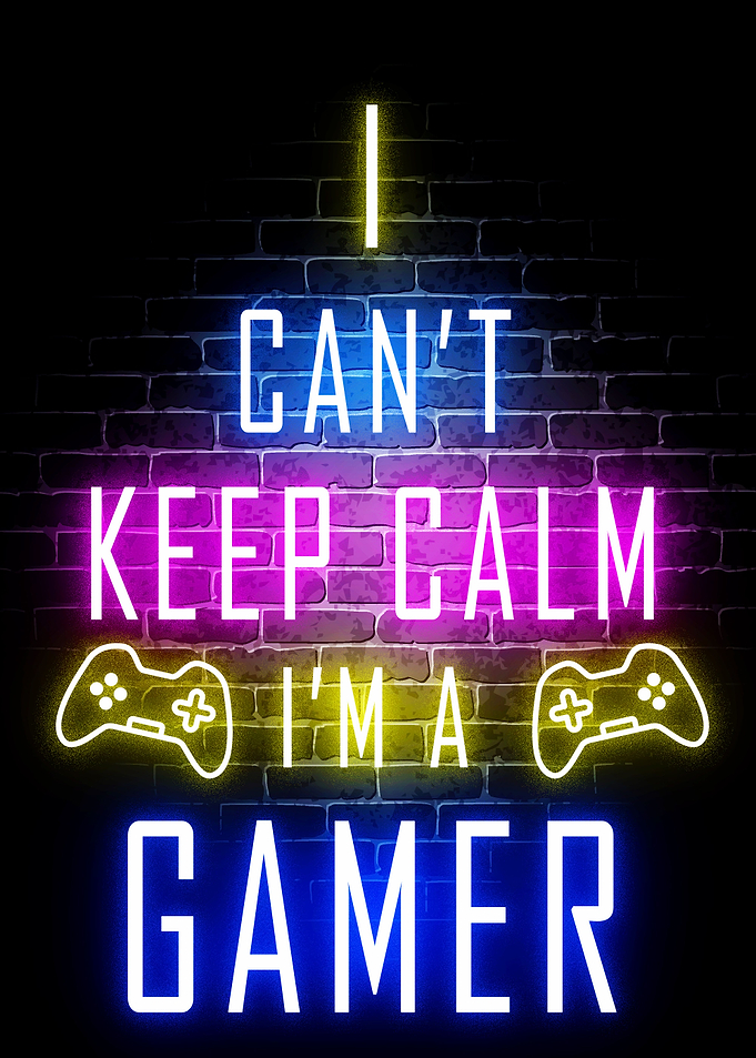 Game quote keep calm gamer