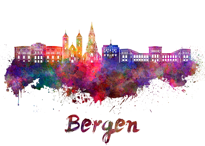 Bergen skyline