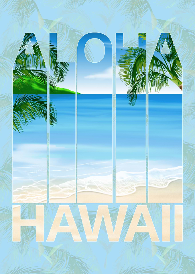 Aloha Hawaii Island Beach