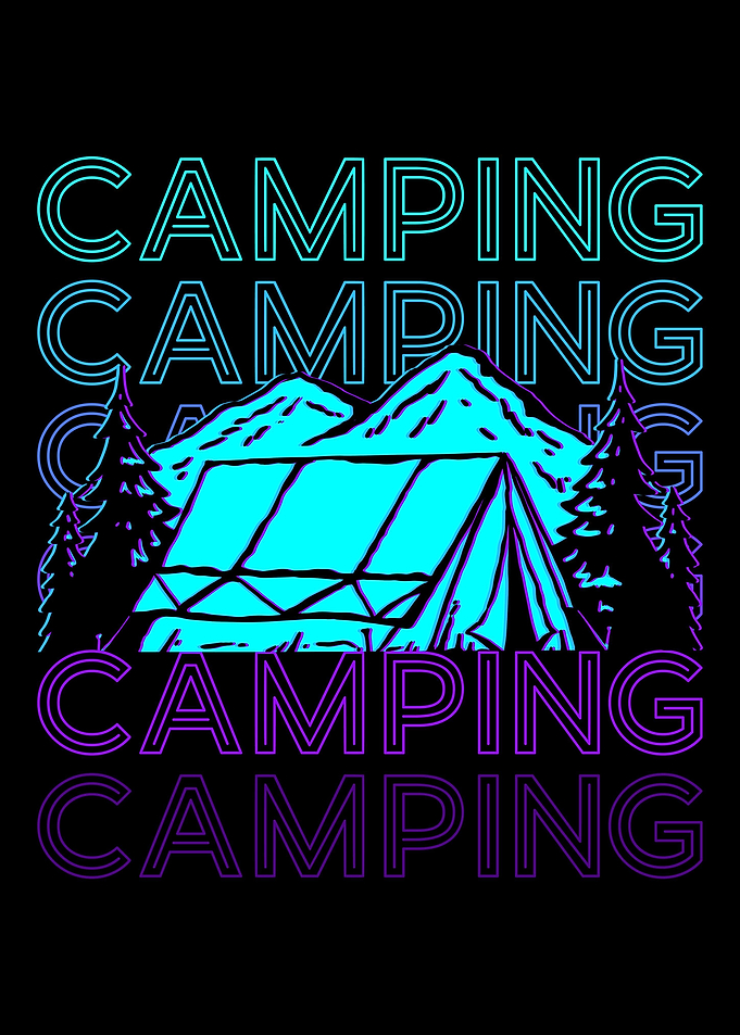 Camping Camper Camp Retro