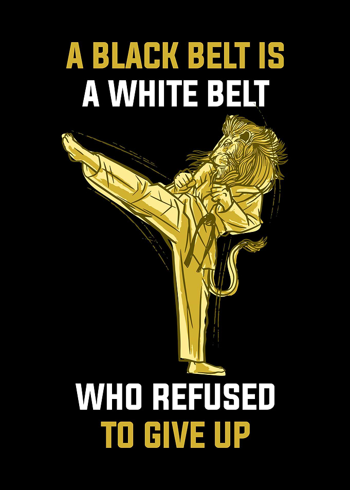 A Black Belt Is A White