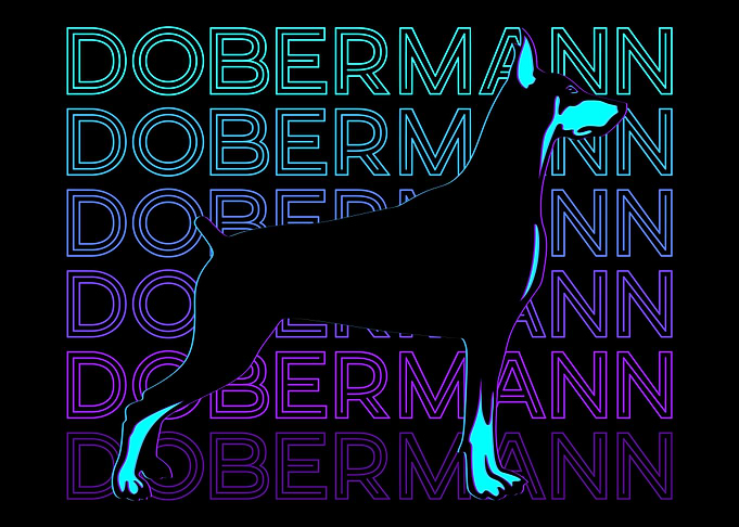 Dobermann Retro