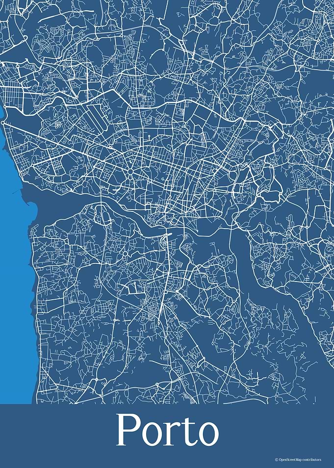 Porto Portugal Blue