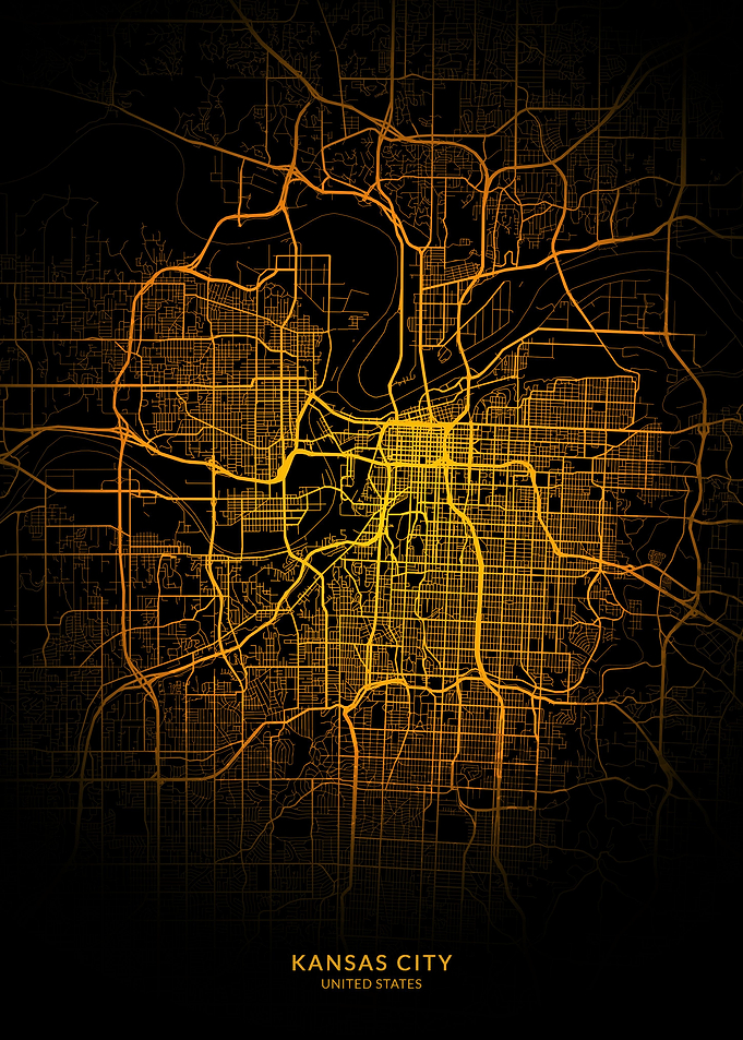 Kansas City USA Map