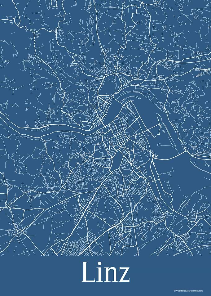 Linz Austria Blue