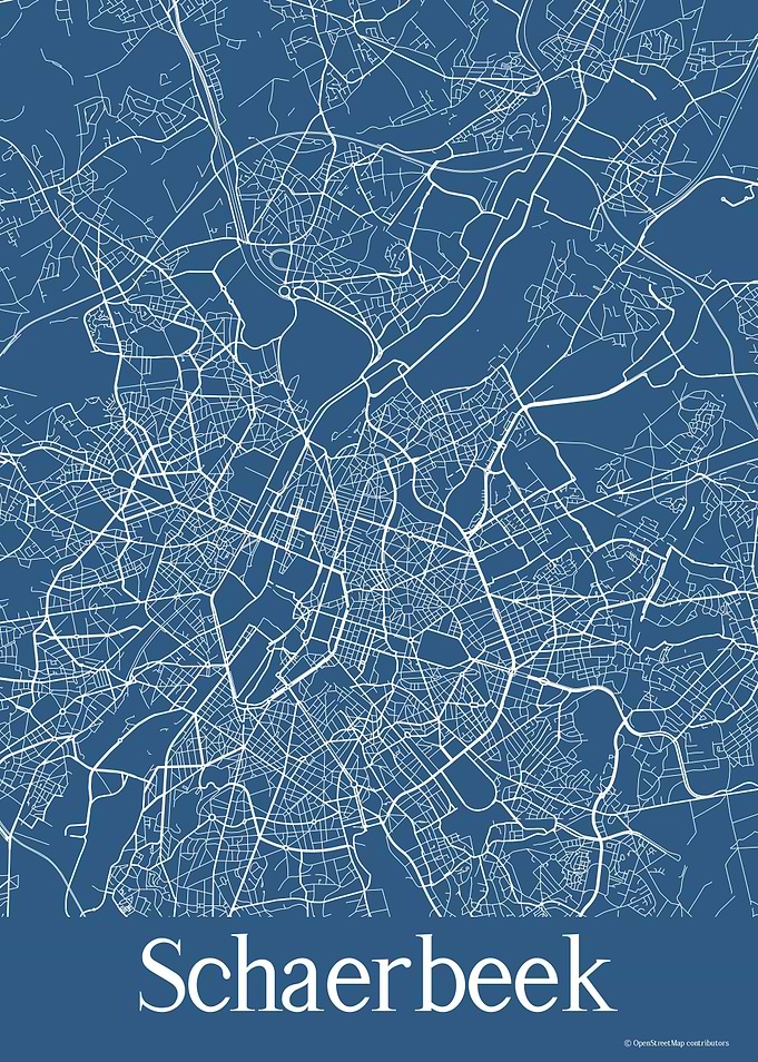 Schaerbeek Belgium Blue