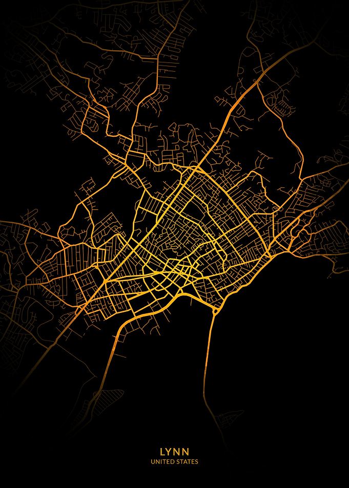 Lynn USA City Map