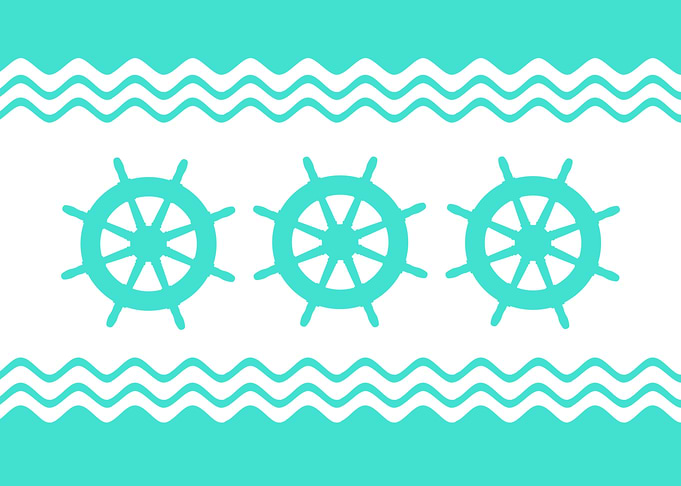 Turquoise White Helms