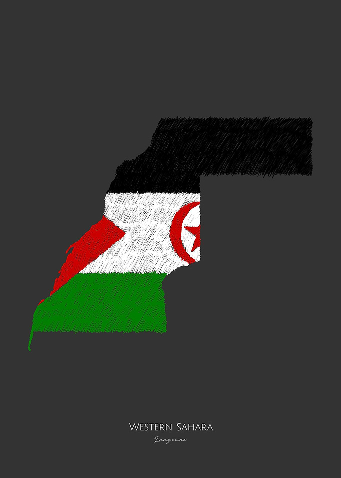 WESTERN SAHARA ISLAM FLAG
