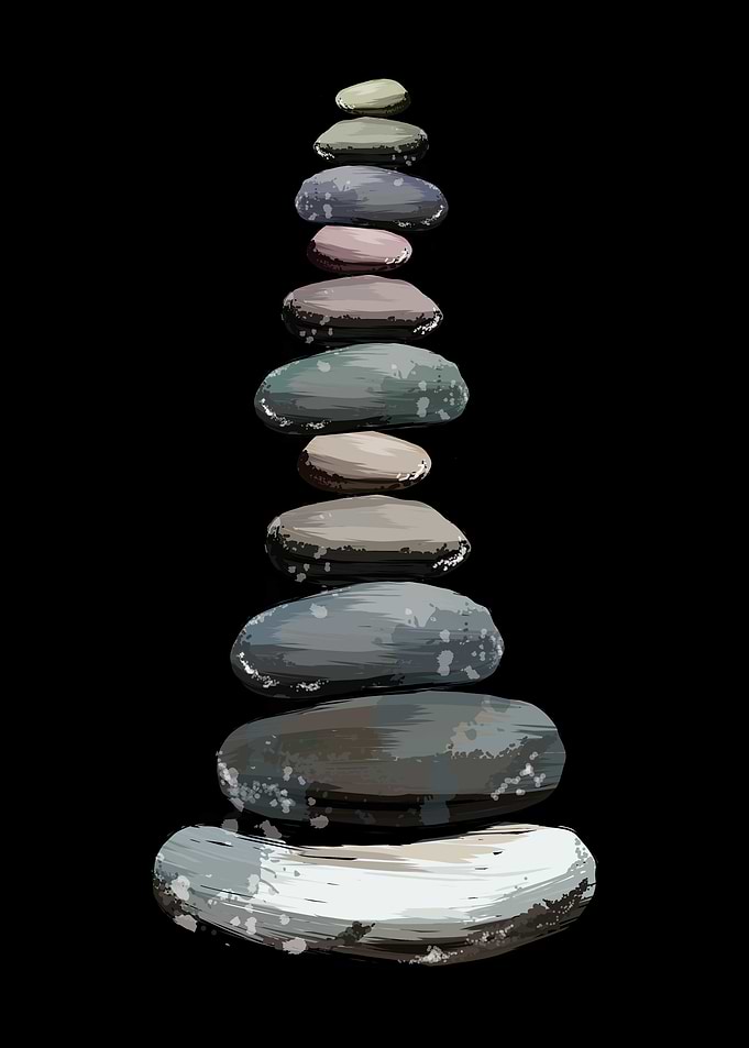 Nature Rock Stacking