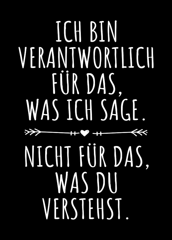 Verantwortlich Spruch