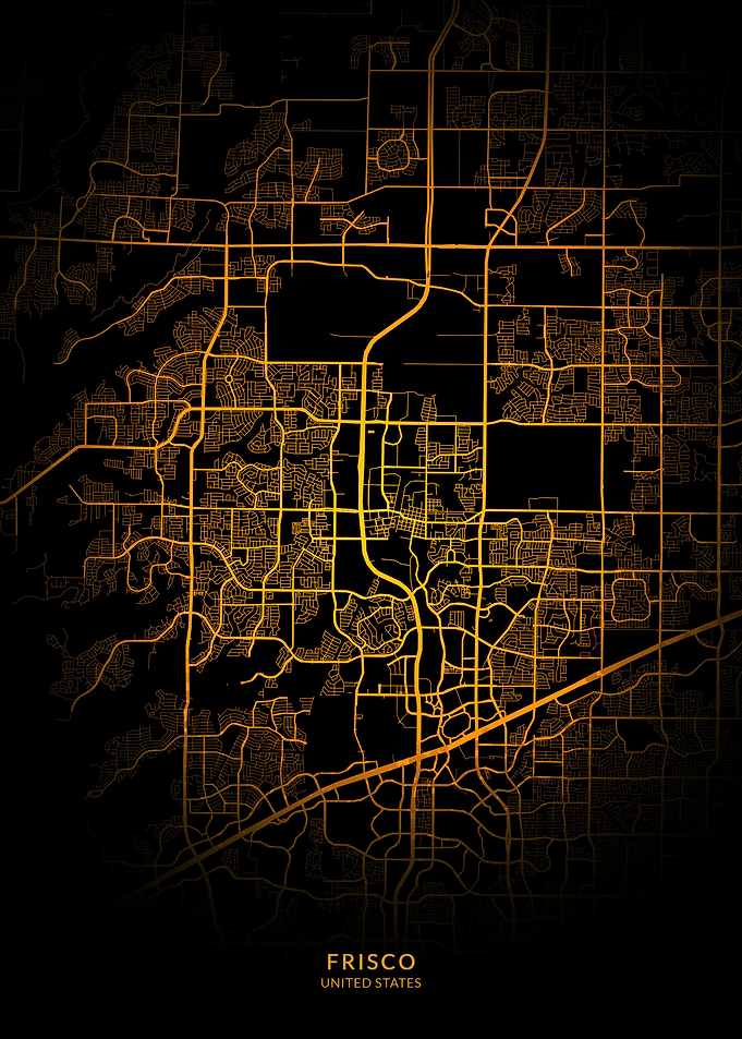 Frisco USA City Map
