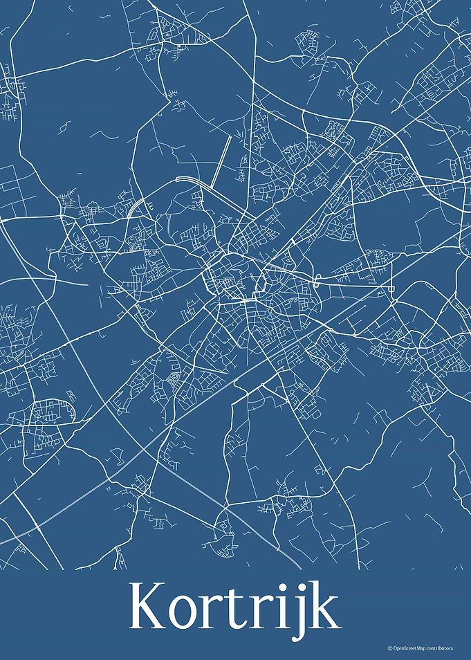 Kortrijk Belgium Blue