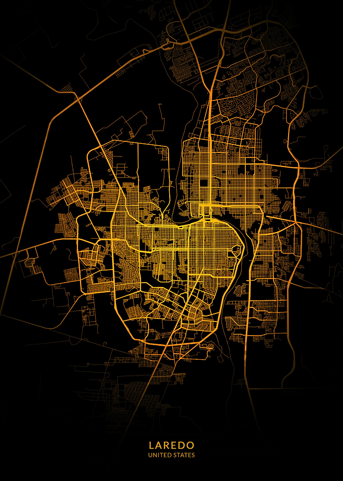 Laredo USA City Map