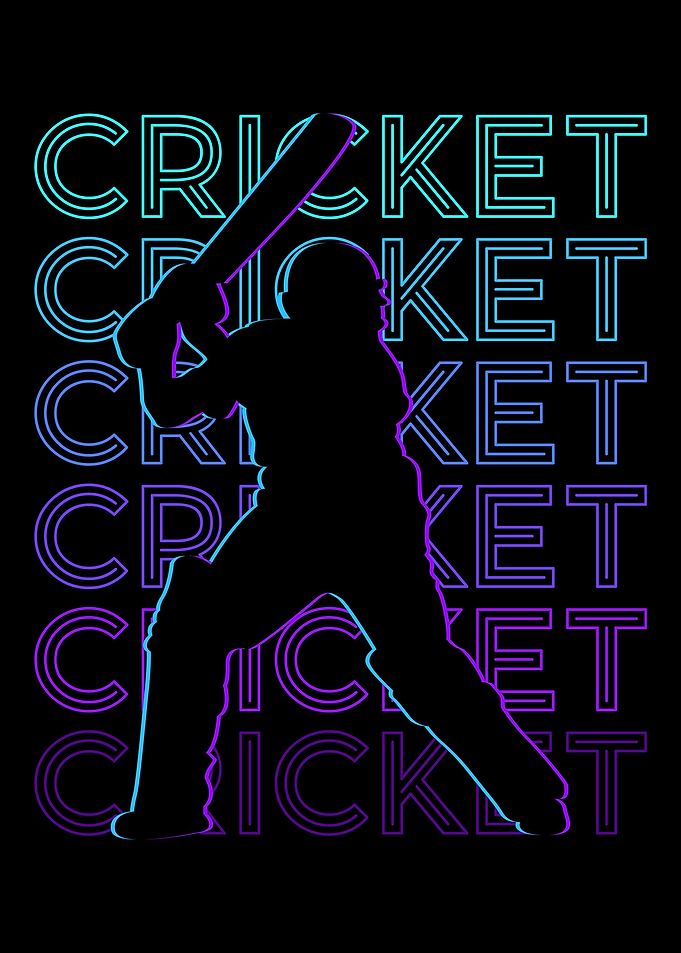 Cricket Cricketer Retro