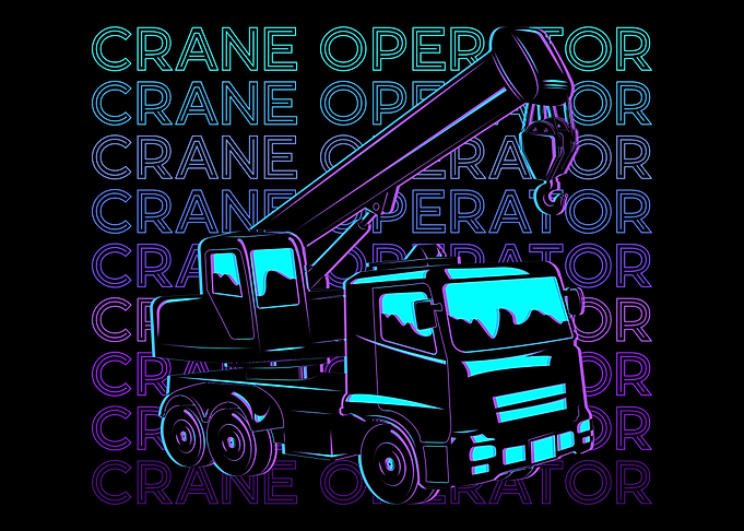 Crane Operator Retro