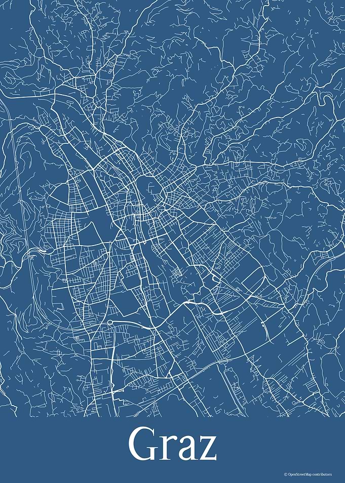 Graz Austria Blue