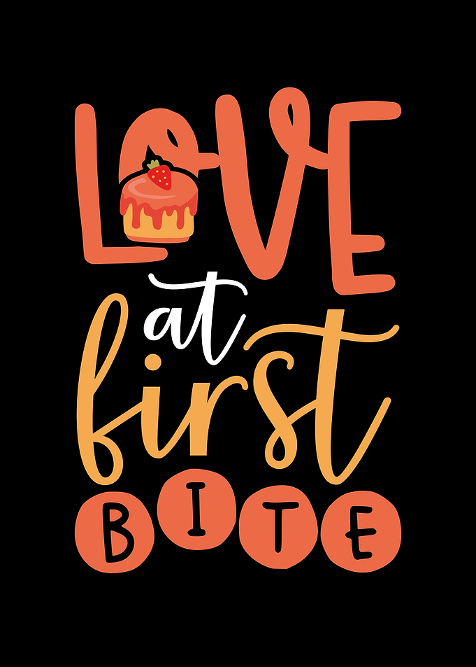 Love at first bite cake