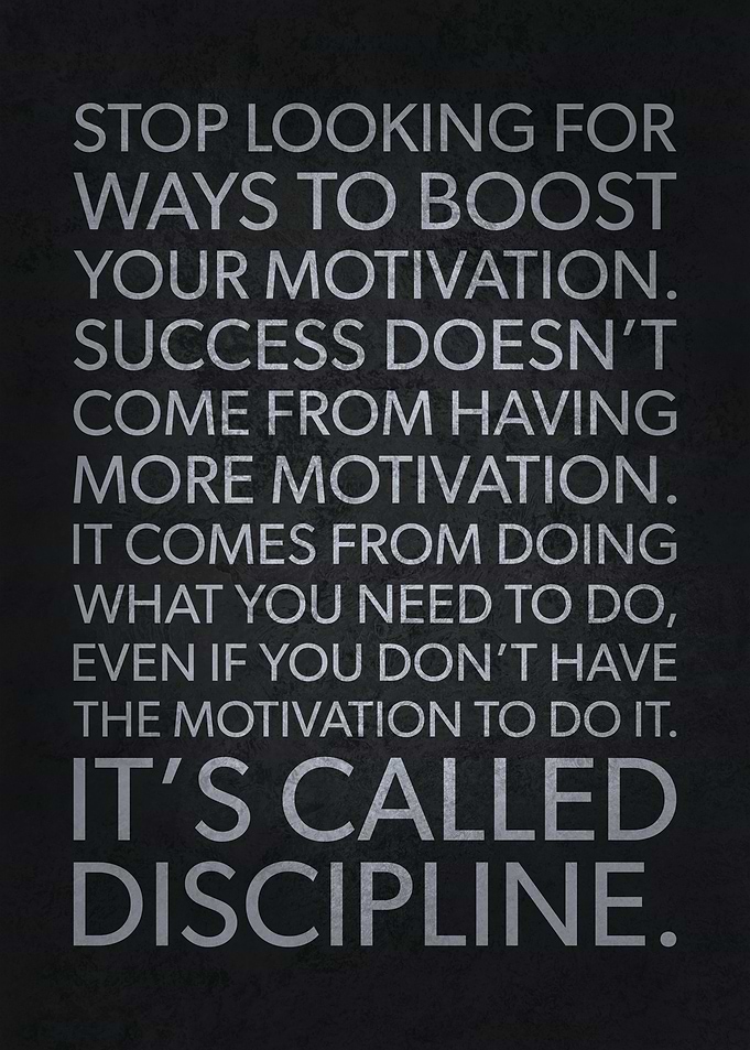 Motivation vs Discipline