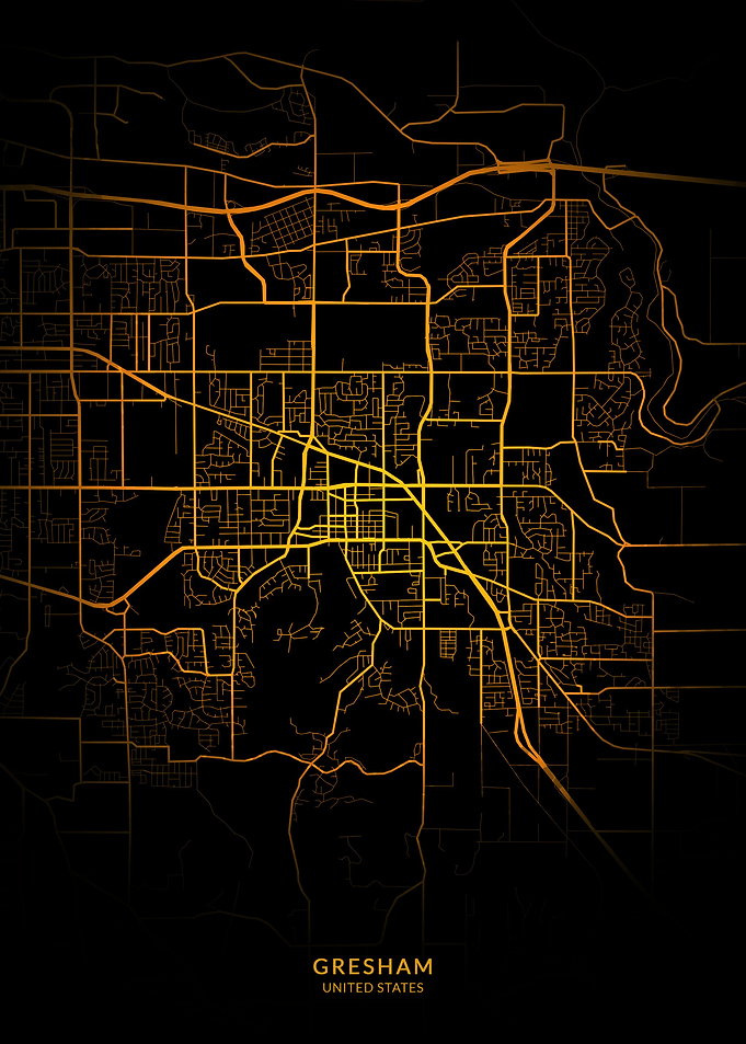 Gresham USA City Map