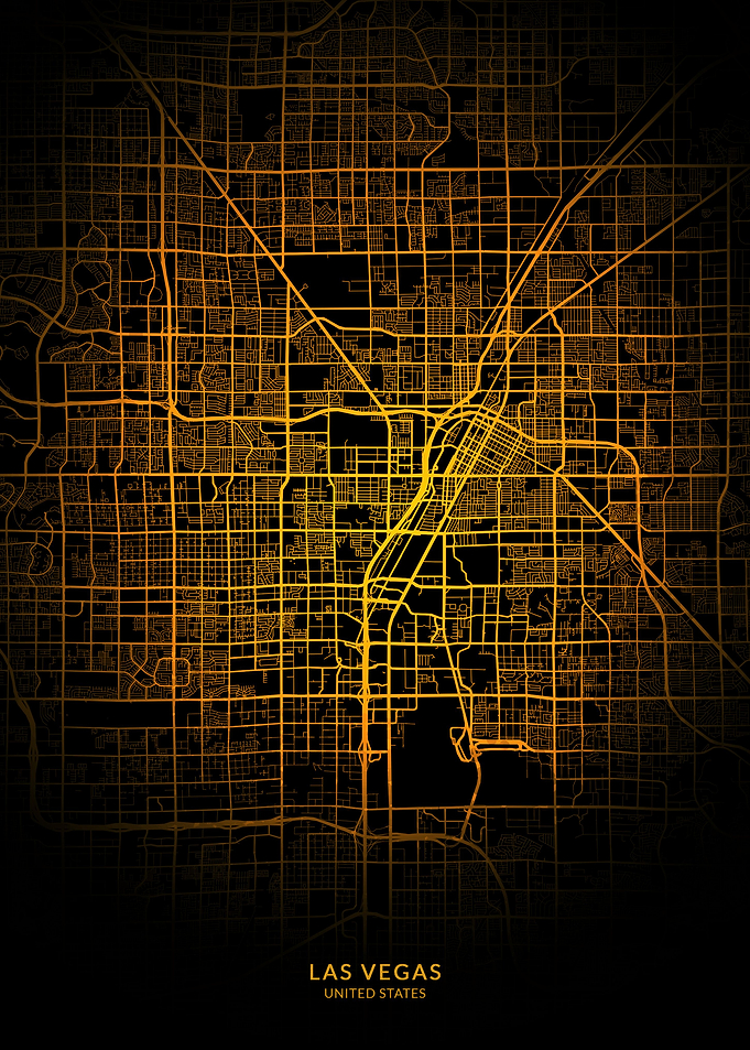 Las Vegas USA City Map