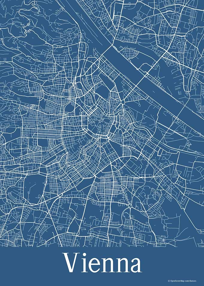 Vienna Austria Blue