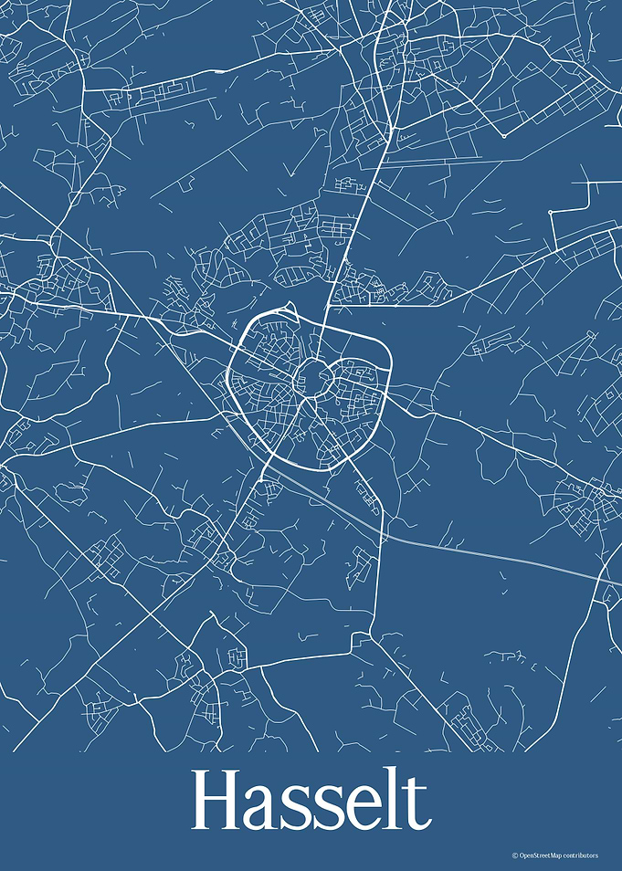 Hasselt Belgium Blue