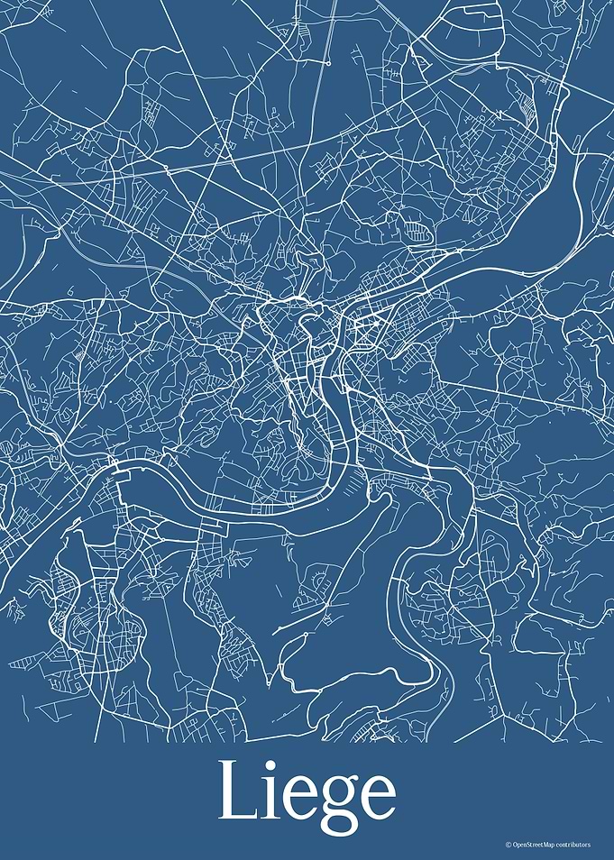Liege Belgium Blue
