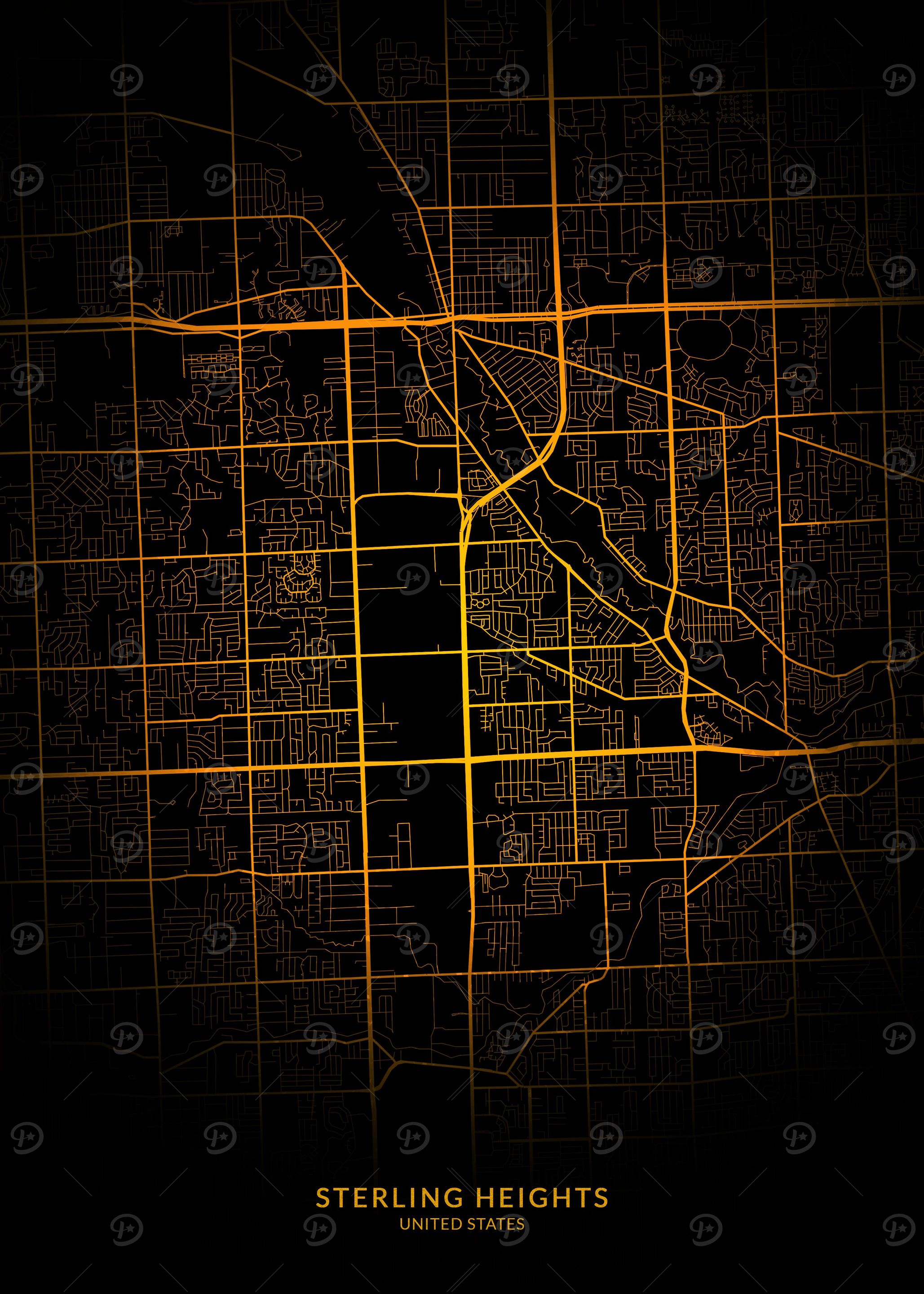 Sterling Heights City Map