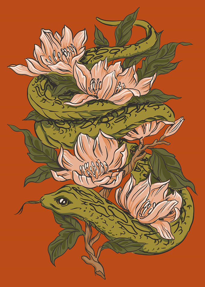 Magnolia snake nature