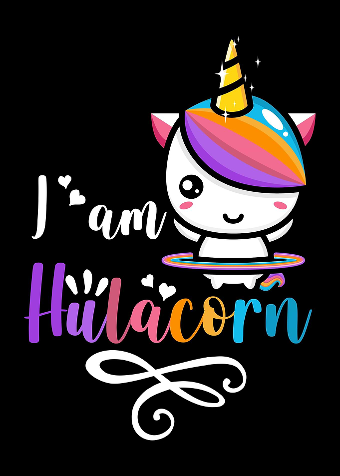 Hula Hoop Unicorn Hooping