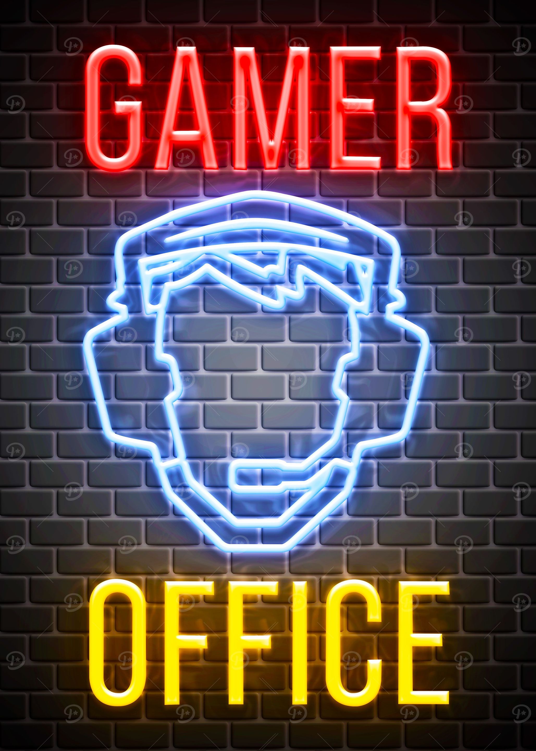 Gamer office gaming