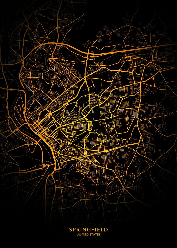 Springfield USA City Map