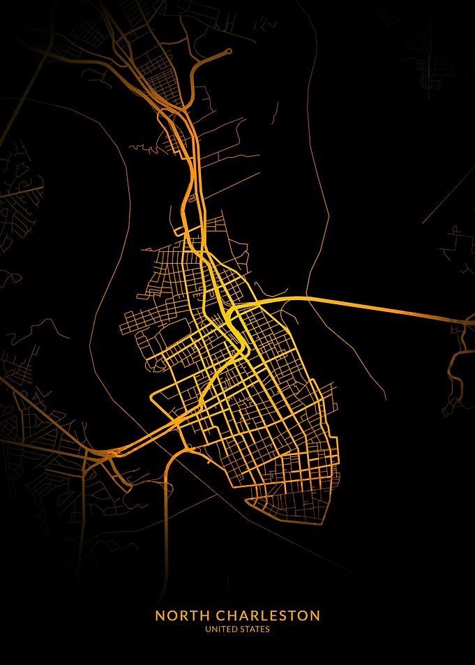 North Charleston City Map