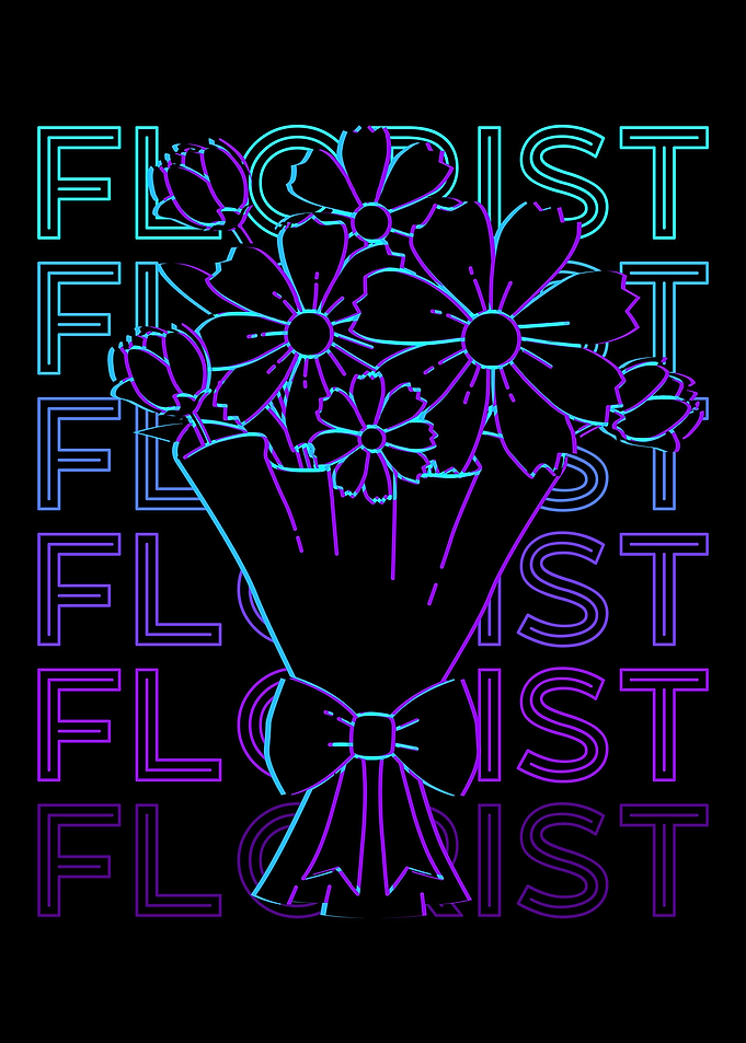 Florist Floristry Retro