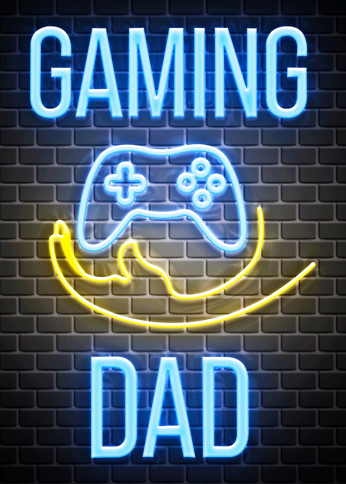 Gaming gamer dad quote