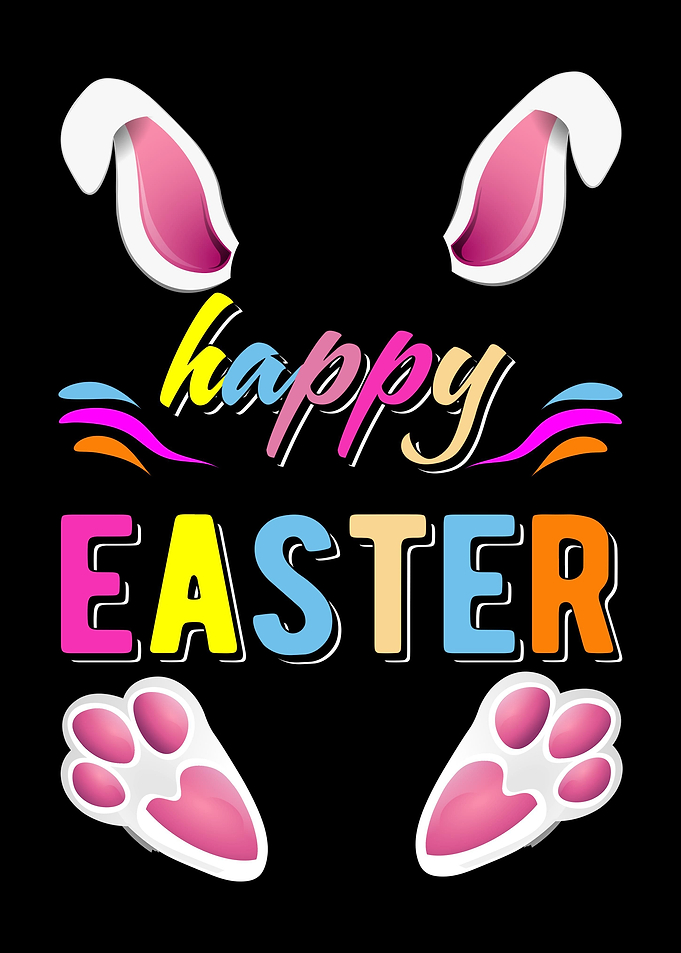 Happy Easter Girls Bunny