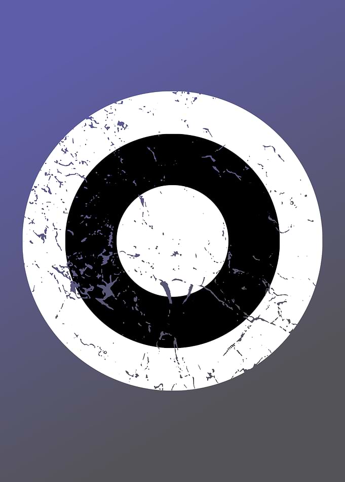 White and Black Target