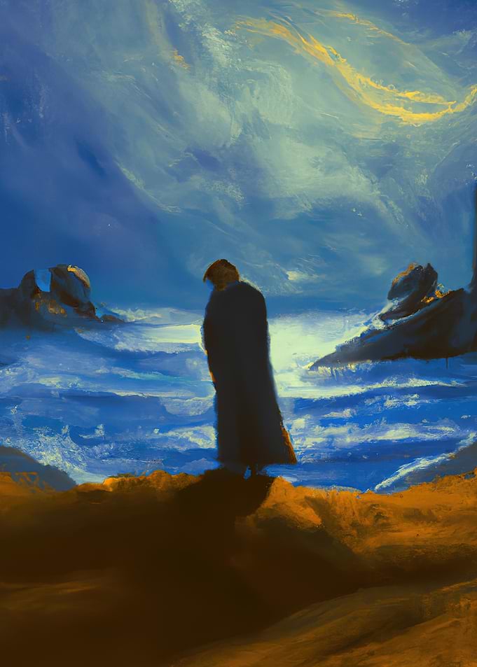 Painting Fantasy Man
