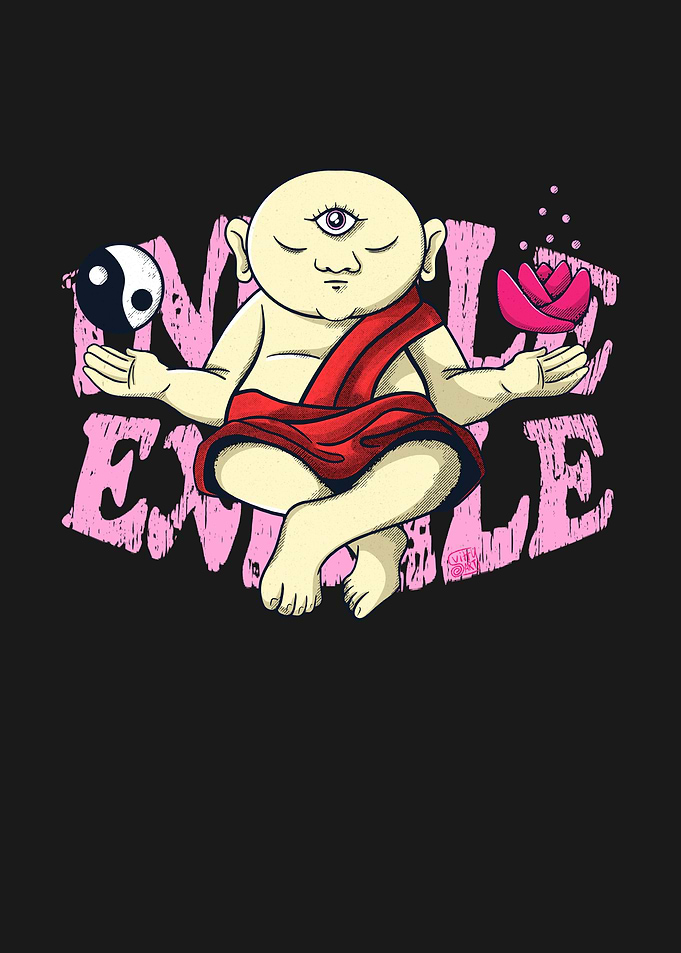 Buddhist Monk Zen Om