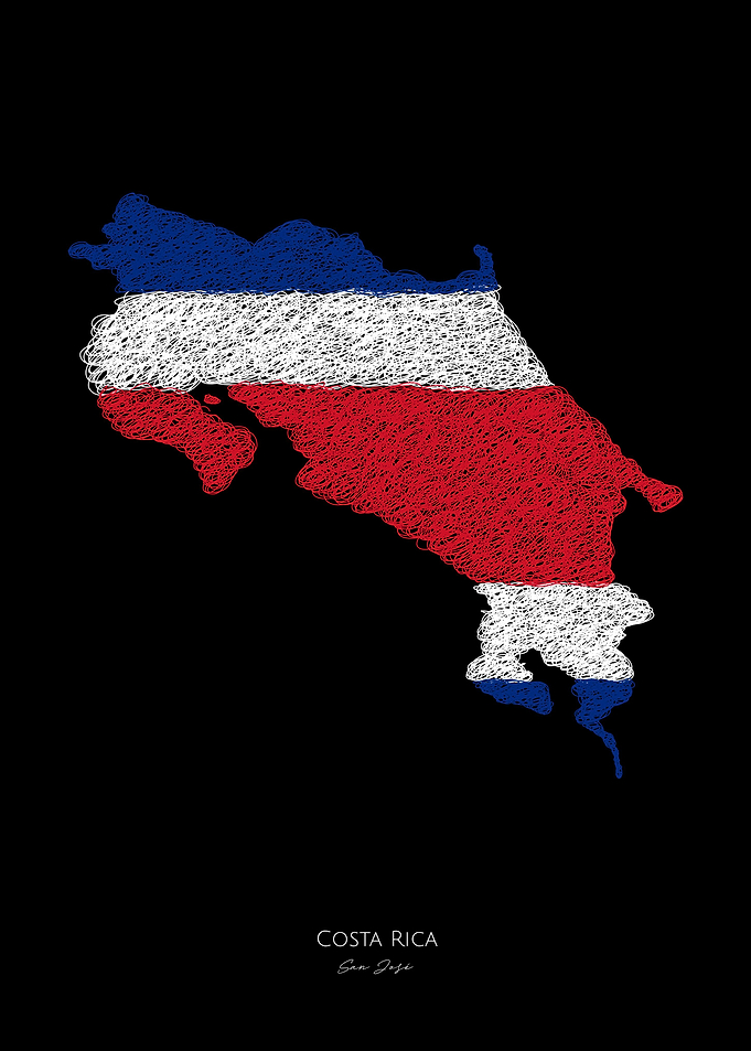 COSTA RICA SAN JOSE FLAG