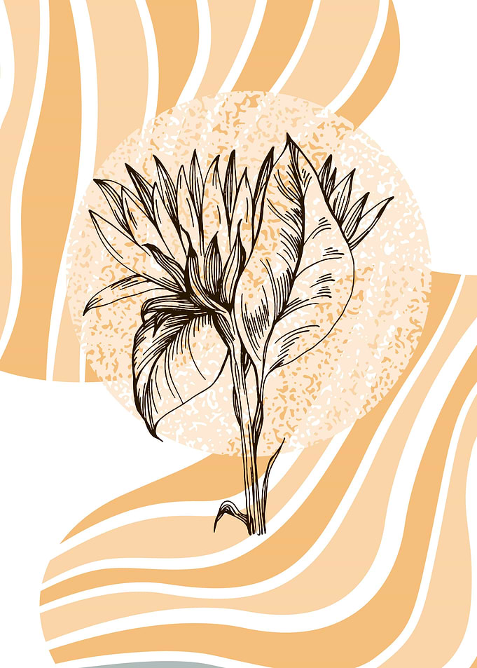 Sunflower Geometric flower