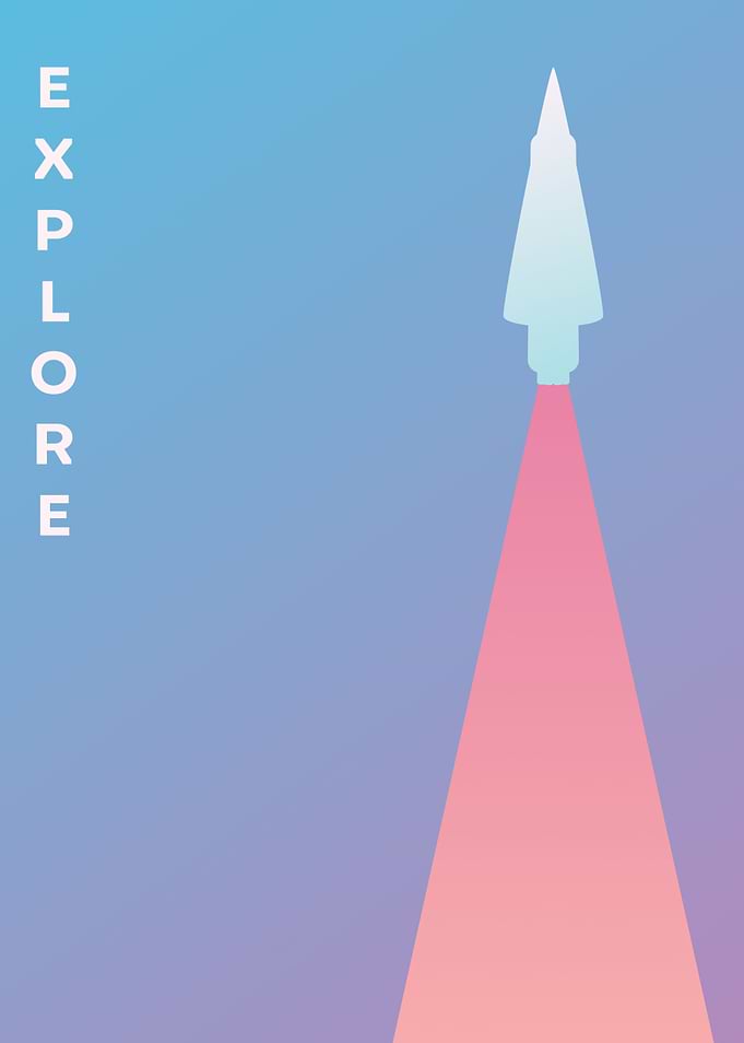 EXPLORE space poster