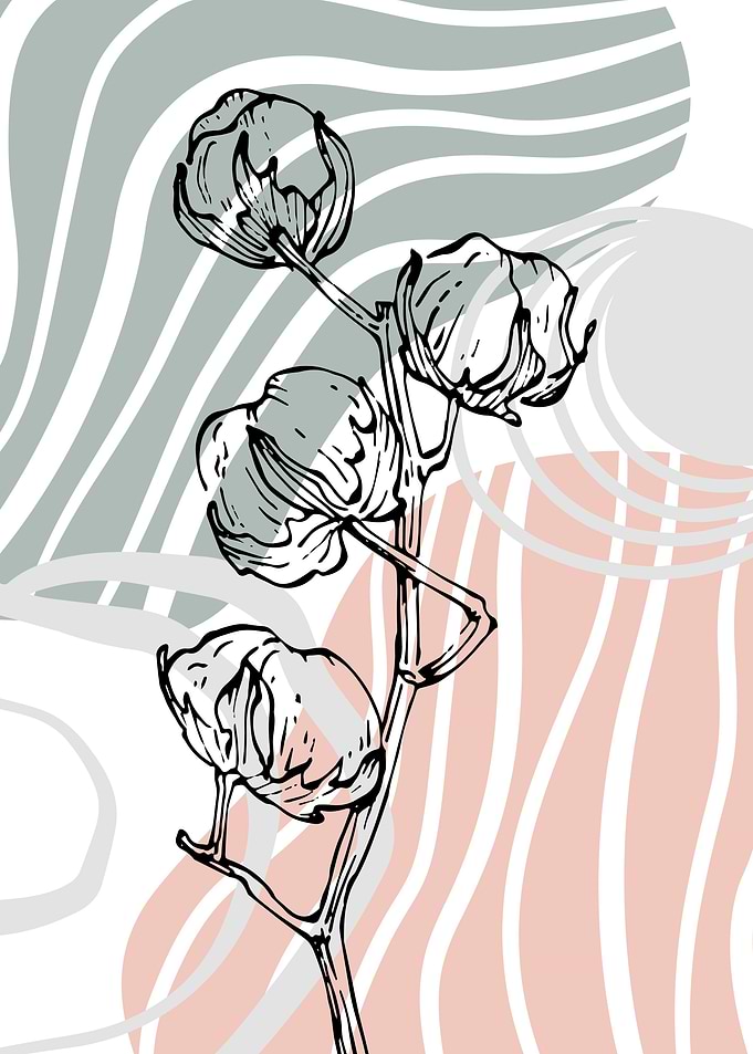 Cotton Abstract Nordic