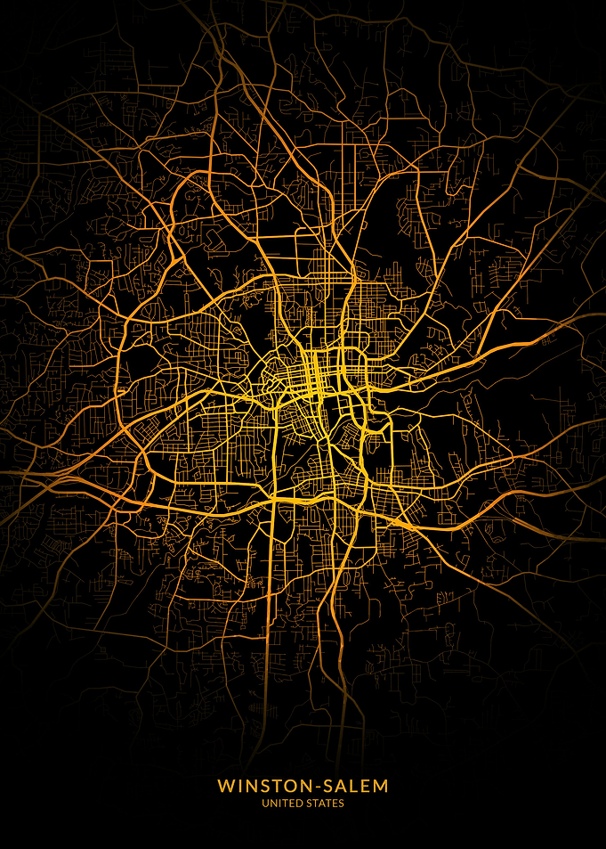 Winston Salem City Map