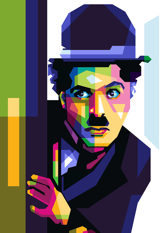 Charlie Chaplin Pop Art