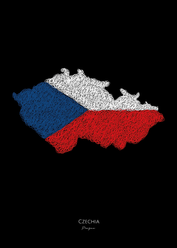 CZECHIA PRAGUE CEKO FLAG