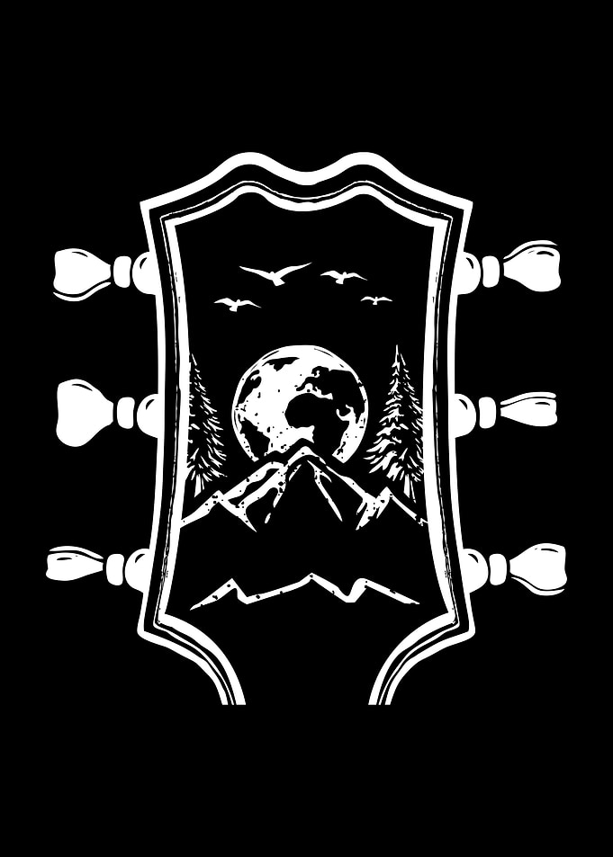 Guitar Player Mountain
